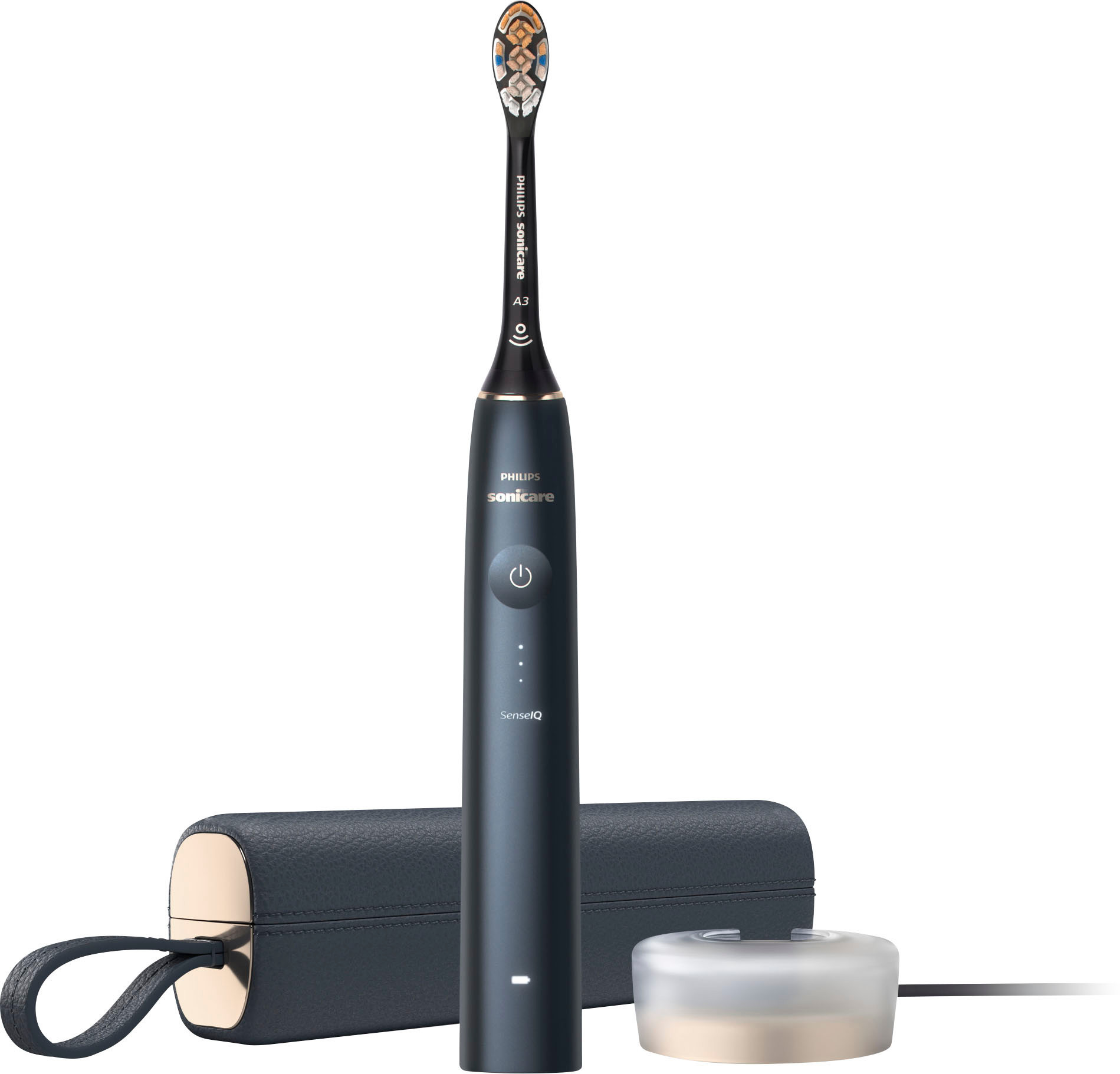 Philips Sonicare 9900 Prestige Rechargeable Electric Toothbrush with SenseIQ Midnight HX9990/12 -... | Best Buy U.S.