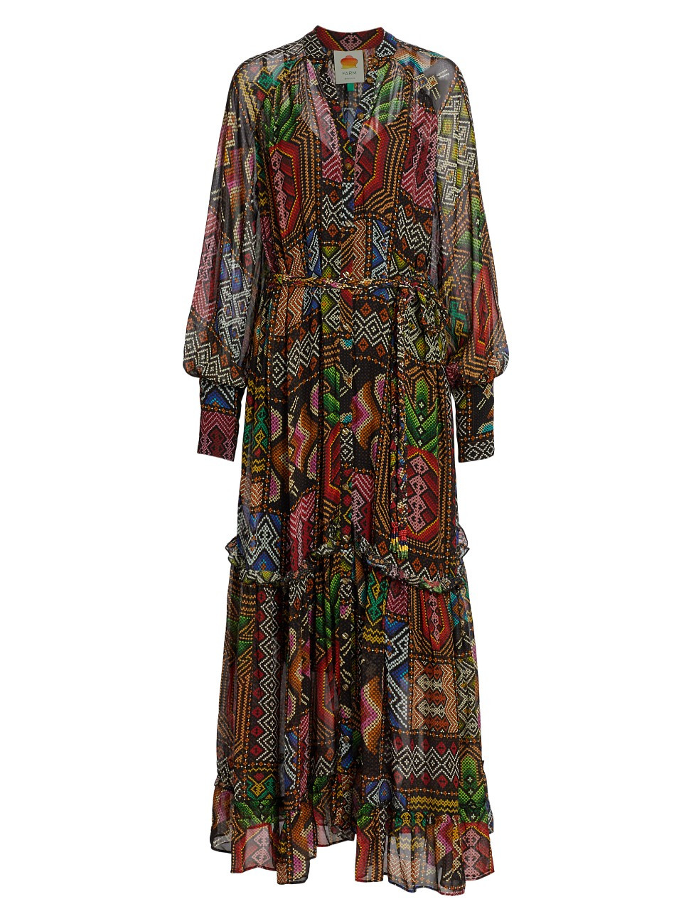 Rauti Tiered Maxi Dress | Saks Fifth Avenue