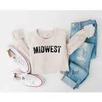 Midwest Sweatshirt, Retro Oversized Hipster Is Best Shirt/Lover | Etsy (US)