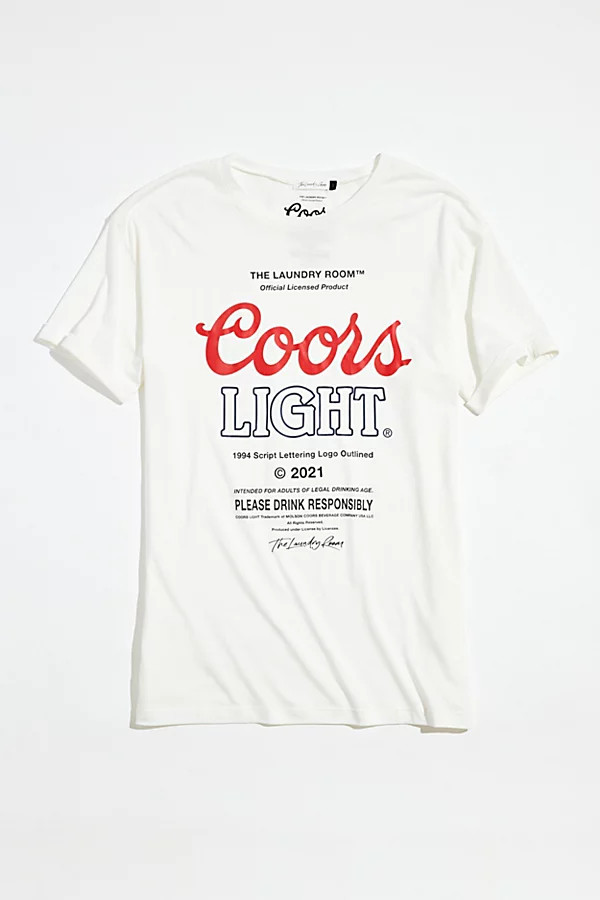 The Laundry Room X Coors Light Official Tee | Urban Outfitters (US and RoW)