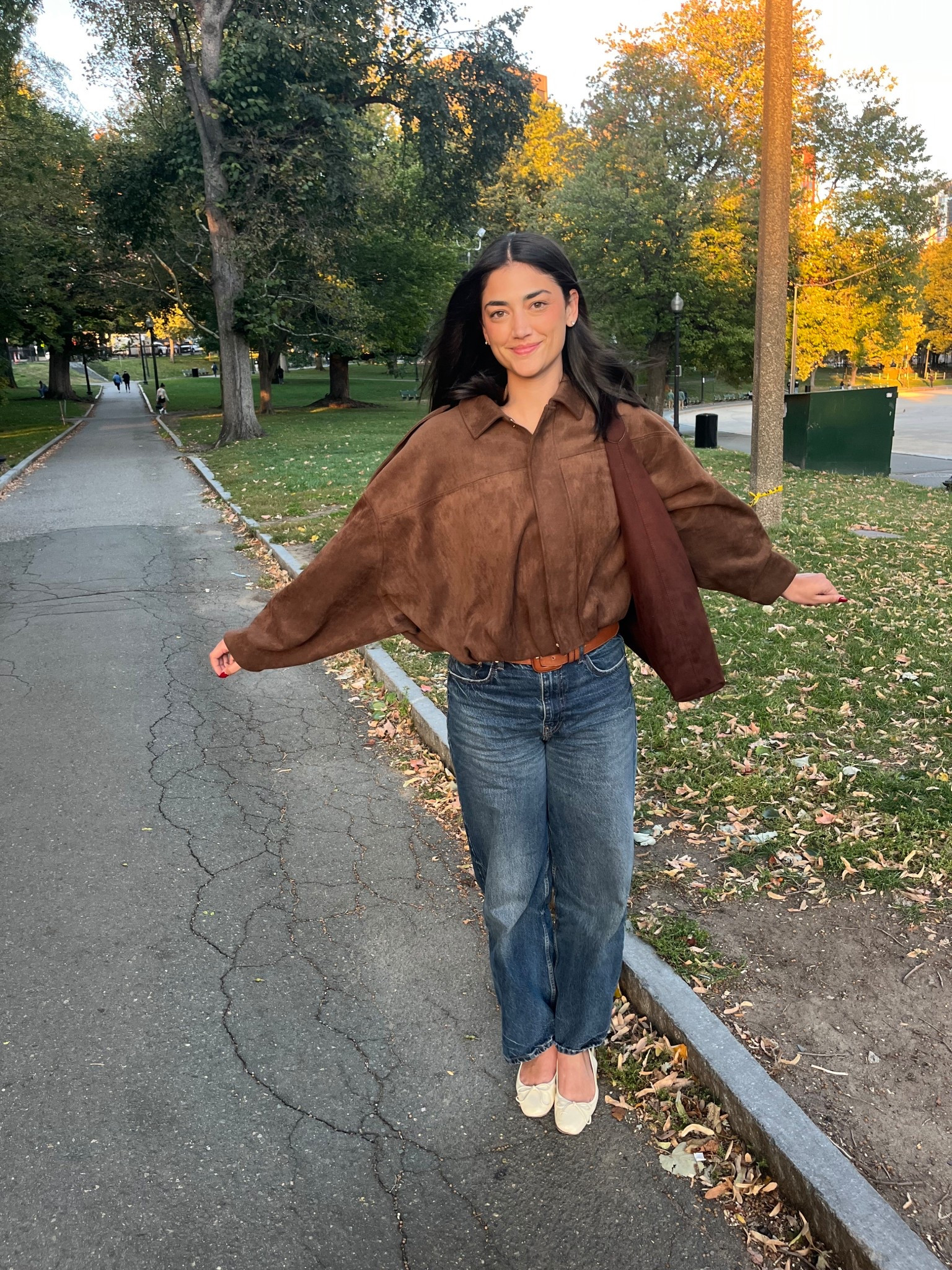 Jacket and jeans are Zara!

#LTKFindsUnder100 #LTKWorkwear #LTKSeasonal