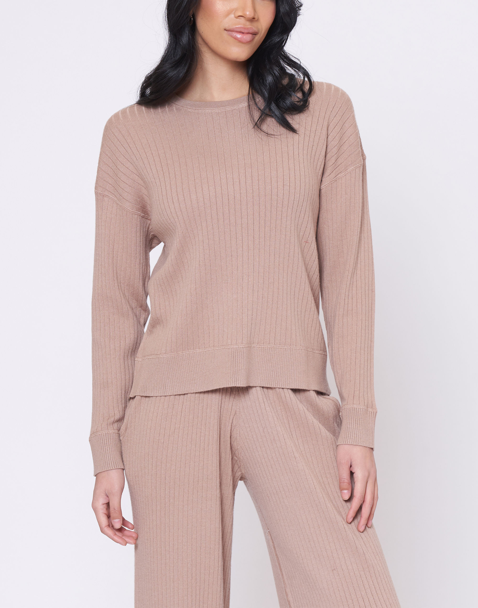 LEIMERE ROSEWOOD RIBBED CREW | Madewell