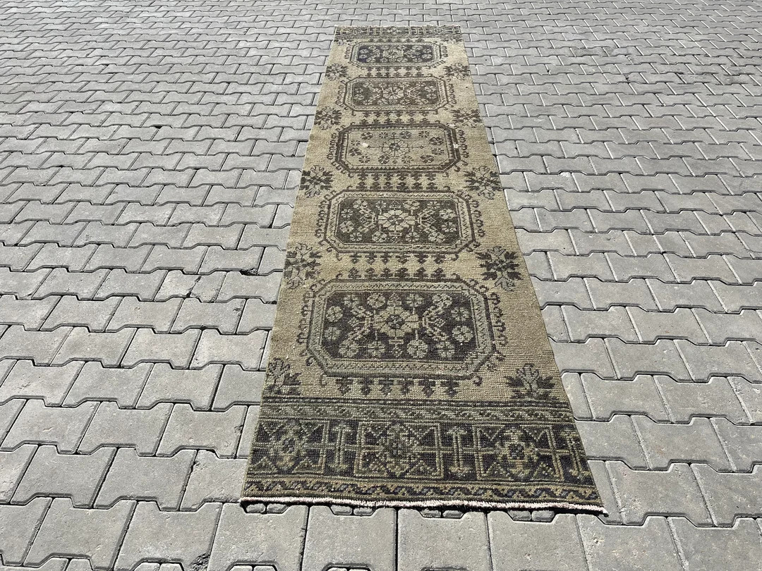 Vintage Rug 3x11kitchen Rugentrway Rugoushak Runner 3x11 - Etsy | Etsy (US)