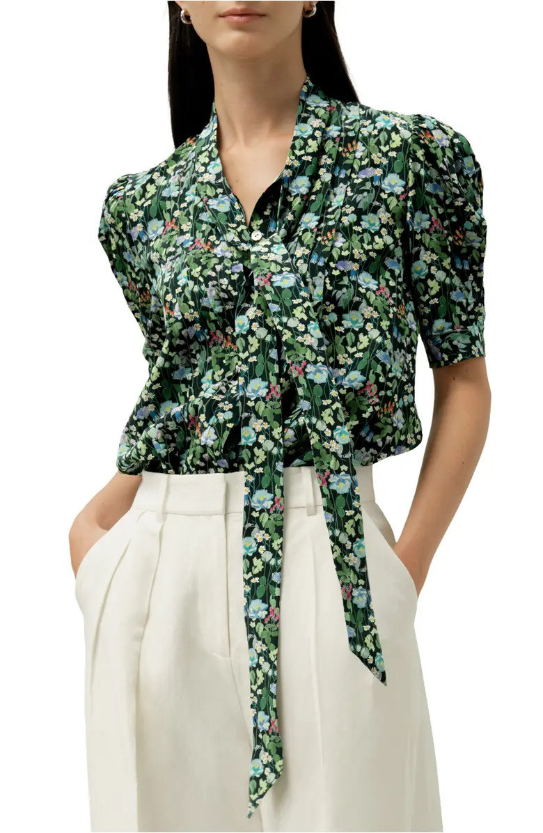 Puff-Sleeve Blouse - Made With Liberty Fabric | Nordstrom
