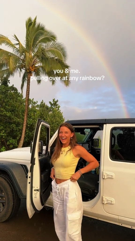 an absolute DREAM view🌈 grey bandit code: nat15 

vacation outfit, linen pants, summer outfit, tank top, butter yelloww

#LTKSeasonal #LTKVideo #LTKfindsunder100