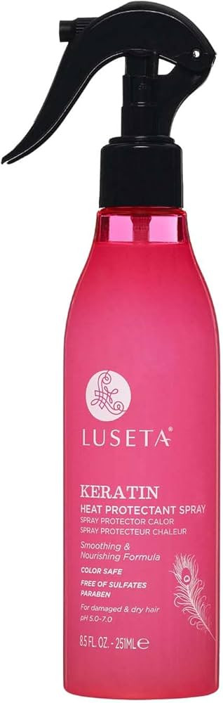 Luseta Keartin Heat Protectant Hair Spray Smoothing & Nourishing Thermal Protection Treatment for... | Amazon (US)