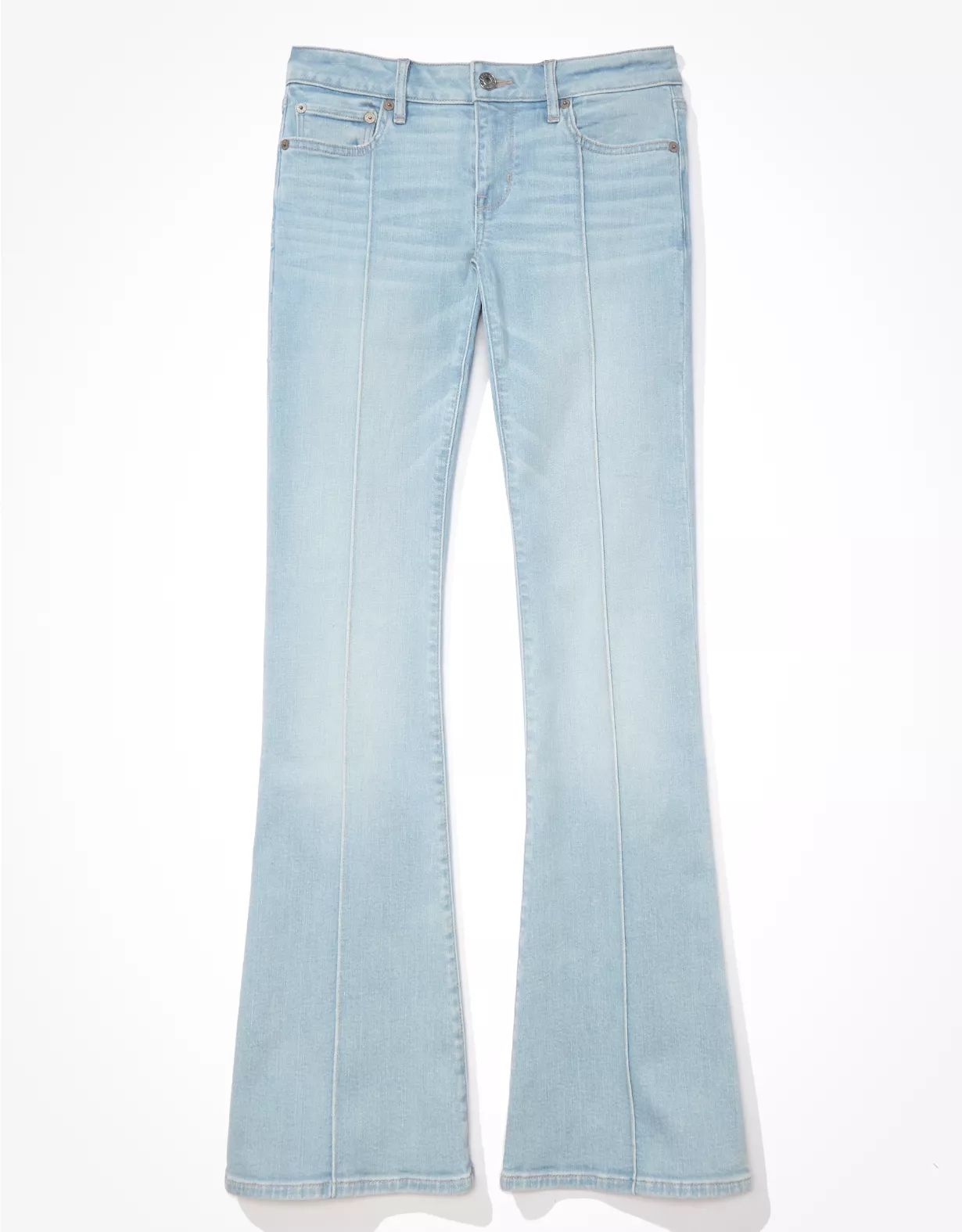 AE Ne(x)t Level Super Low-Rise Flare Jean | American Eagle Outfitters (US & CA)