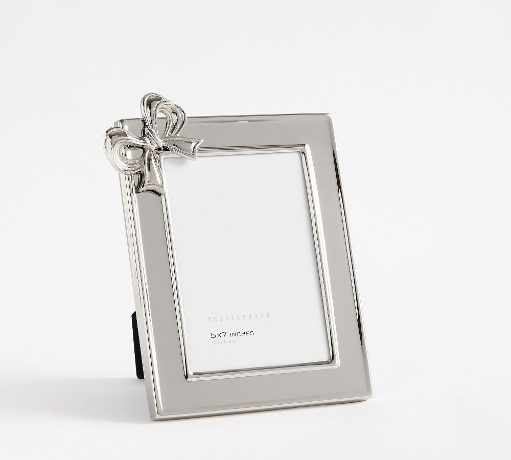 Monique Lhuillier Clara Bow picture frame in silver