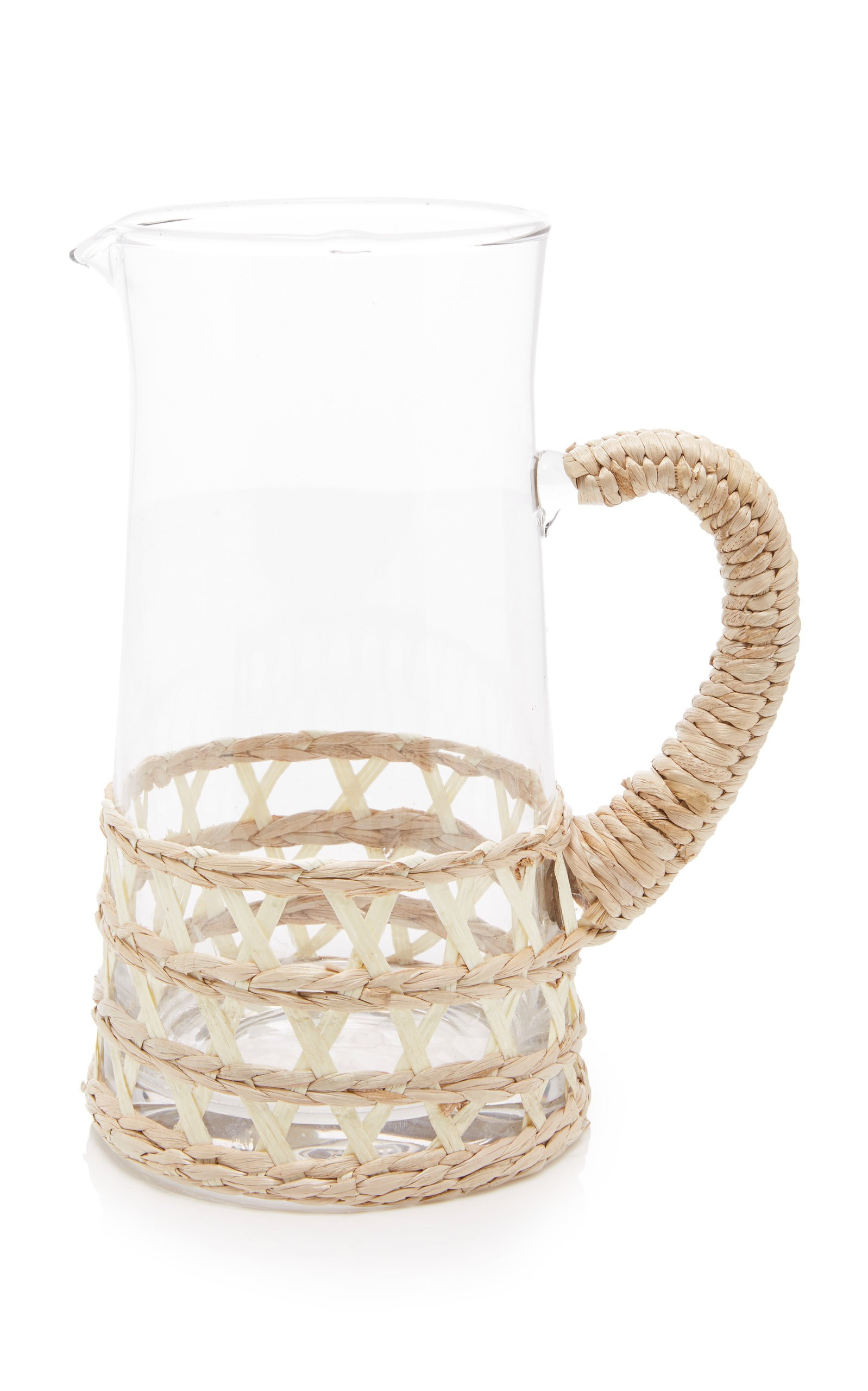 Amanda Lindroth Woven Glass Pitcher | Moda Operandi Global