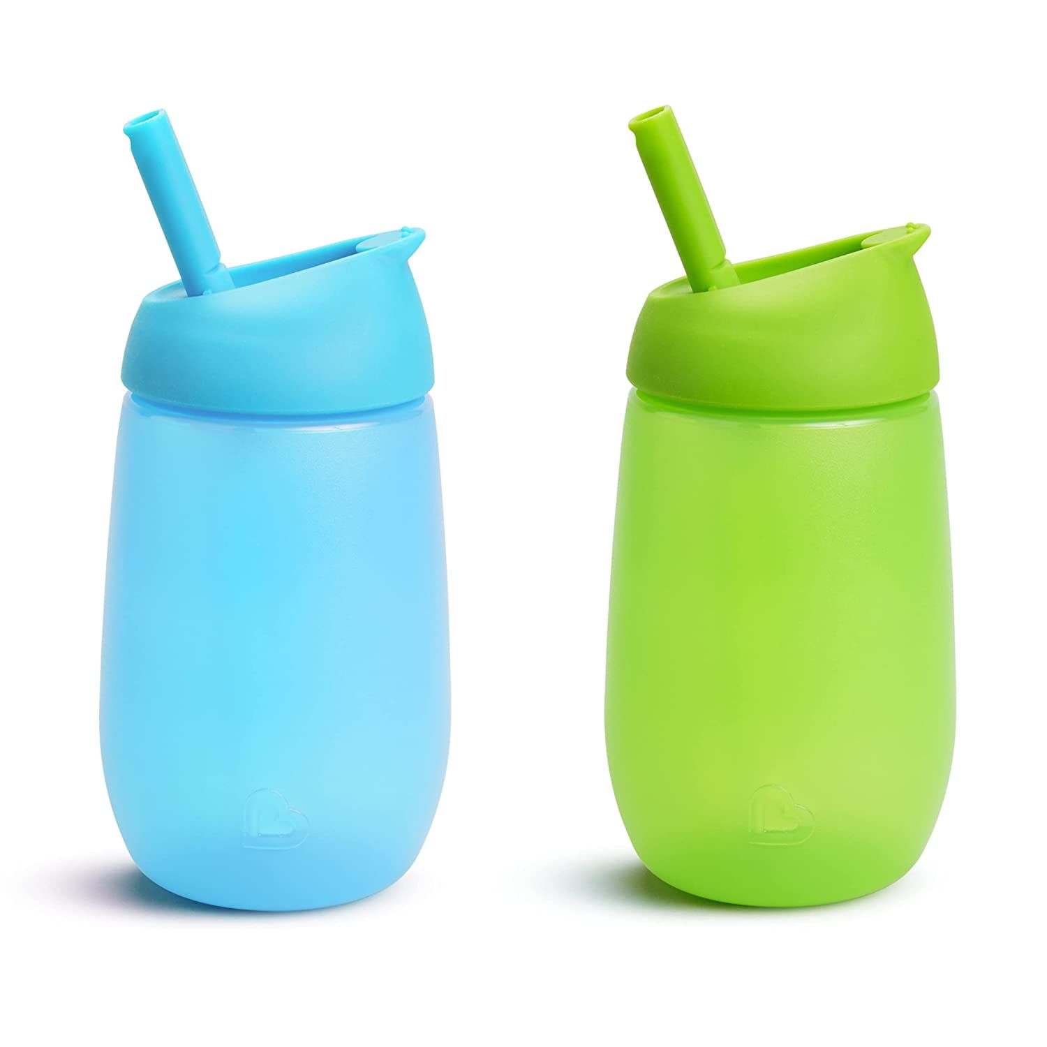 Munchkin Simple Clean Straw Cup, 10 Ounce, Blue/Green, 2 Count (Pack of 1) | Amazon (US)