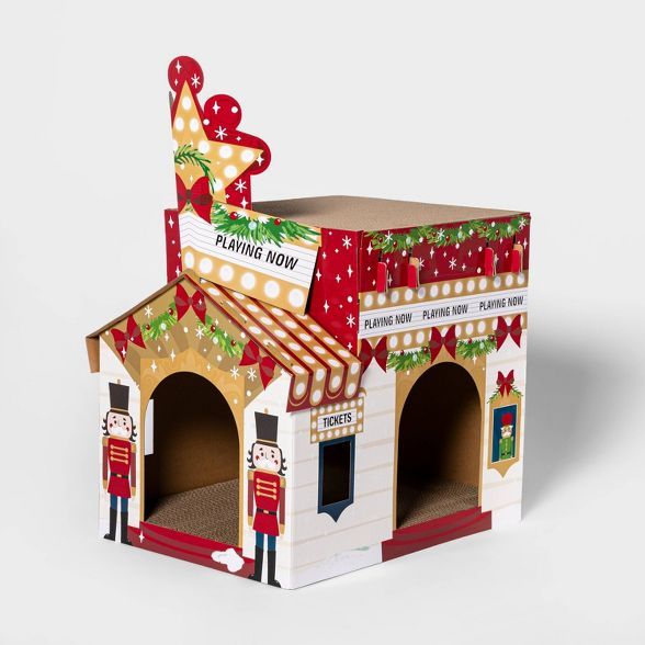 Double Decker Theatre Cat Scratcher House - Wondershop™ | Target