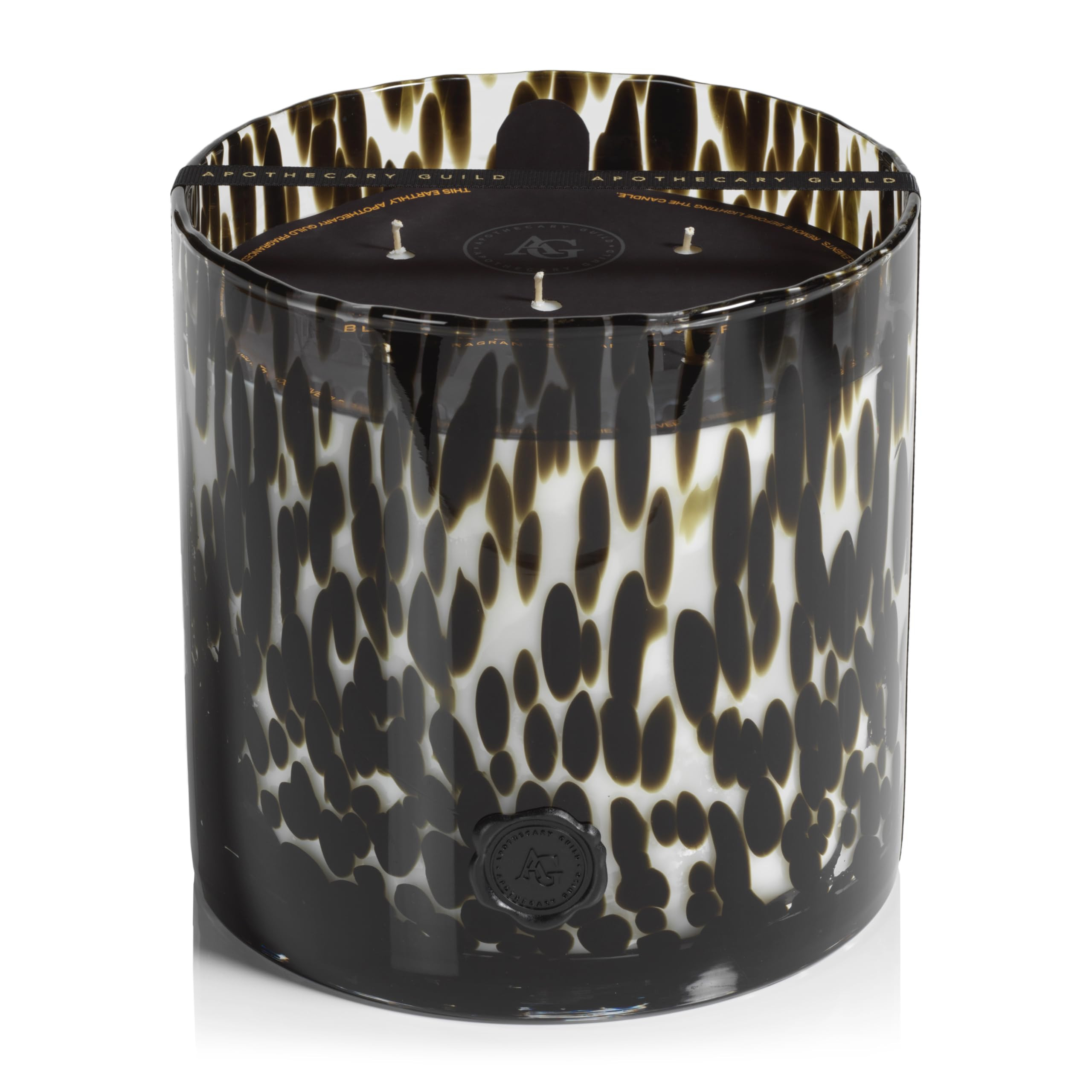 Zodax Apothecary Guild Scented Opal Glass Jar Candle - 128 oz/5-Wick - Black Fig Vetiver | Amazon (US)