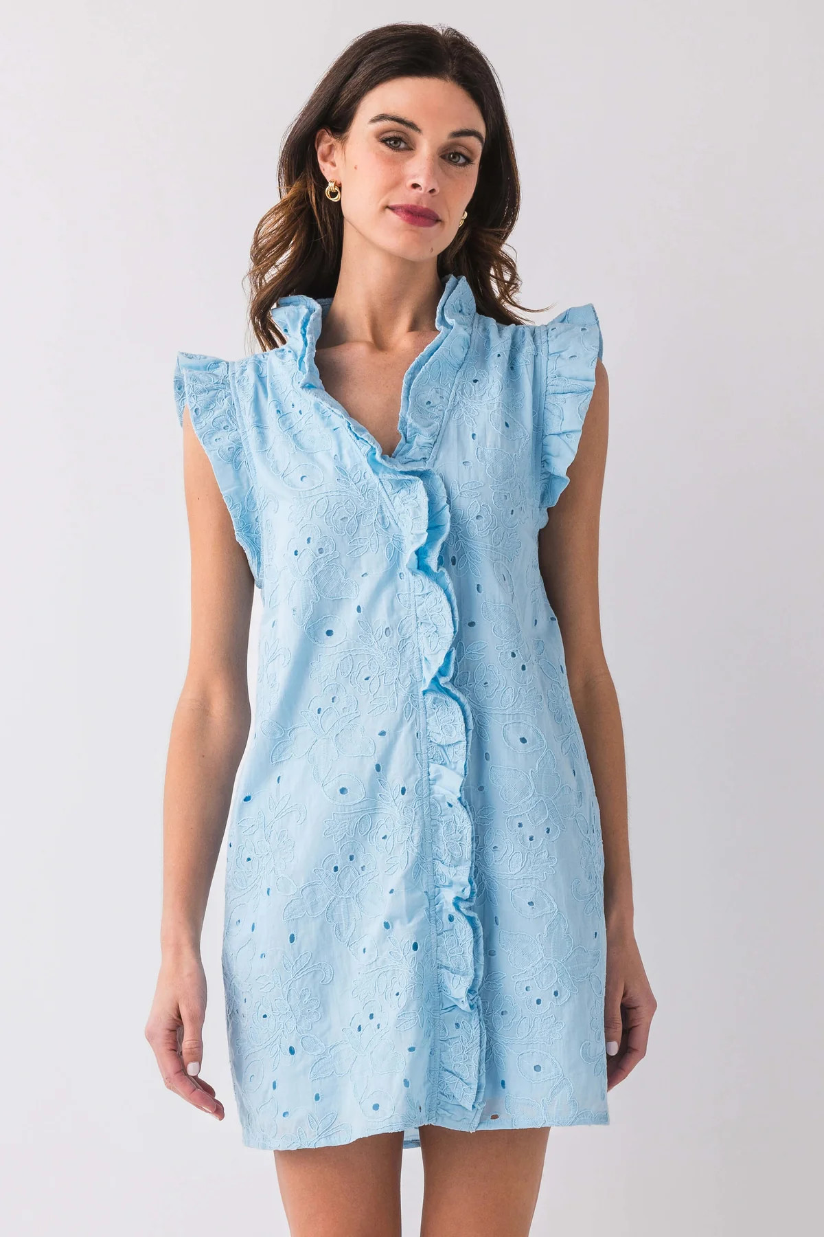 Jodifl Eyelet Embroidered Dress | Social Threads