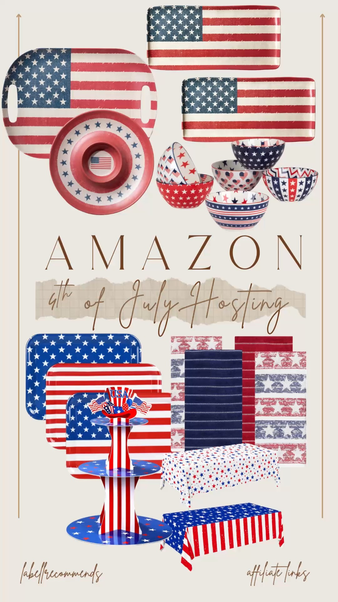 Get your home ready for 4th of July hosting with these beautiful Amazon serving pieces that are perfect for summer entertaining, patriotic tablescapes, charcuterie boards, BBQs, and holiday gatherings. From serving platters to appetizer trays, these affordable entertaining essentials make hosting your Independence Day party both stylish and effortless.  

* #SummerEntertaining
* #PatrioticDecor  

4th of July hosting, Amazon serving pieces, patriotic tablescape, summer entertaining, serving platters, charcuterie board, Independence Day party.
