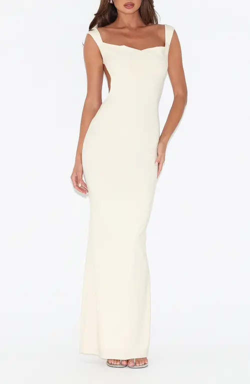Tiger Mist Morana Evening Dress in Butter Yellow at Nordstrom, Size Xx-Small | Nordstrom
