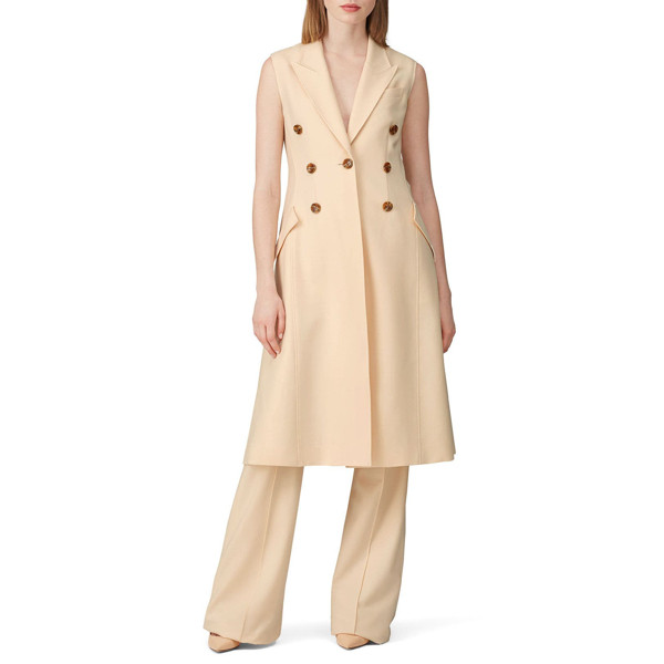 Adeam Nautical Tailored Vest cream | Rent the Runway