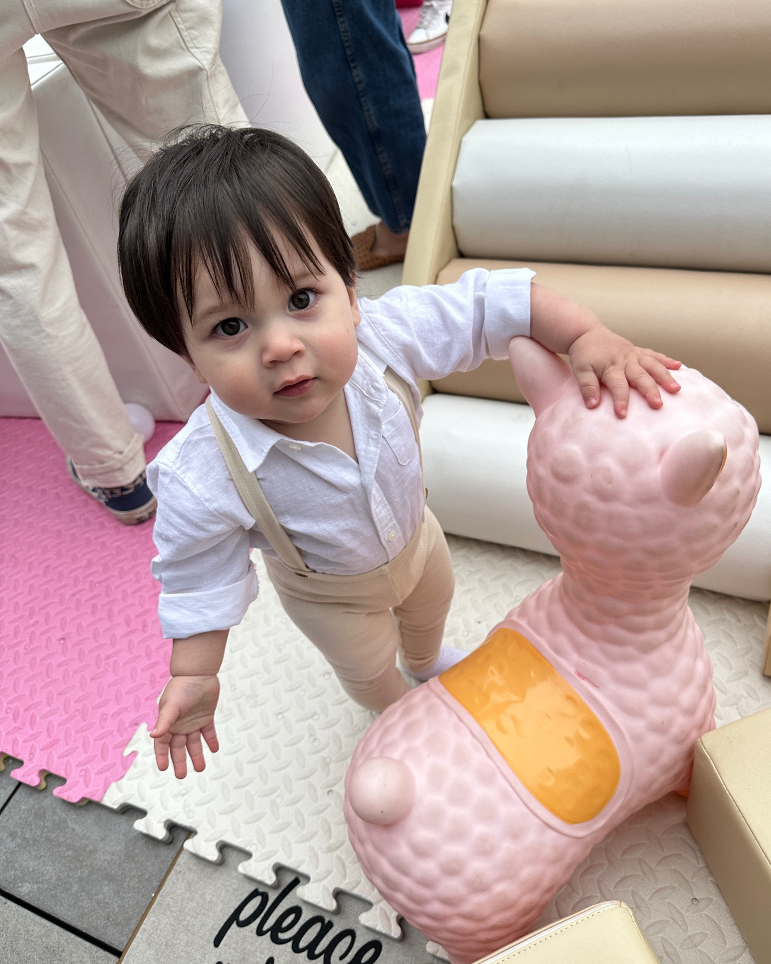 Linen baby shirt and suspenders 

#LTKbaby #LTKkids #LTKfamily