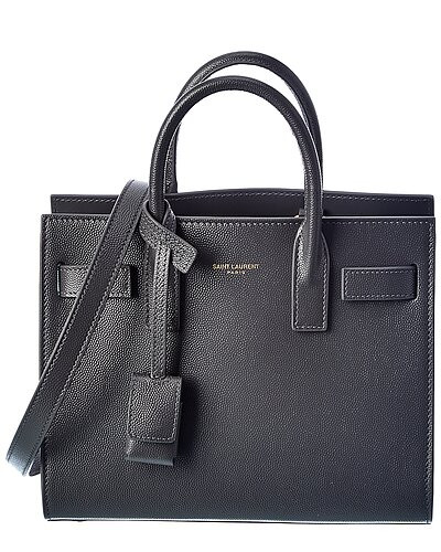 Saint Laurent Sac De Jour Nano Leather Tote | Gilt