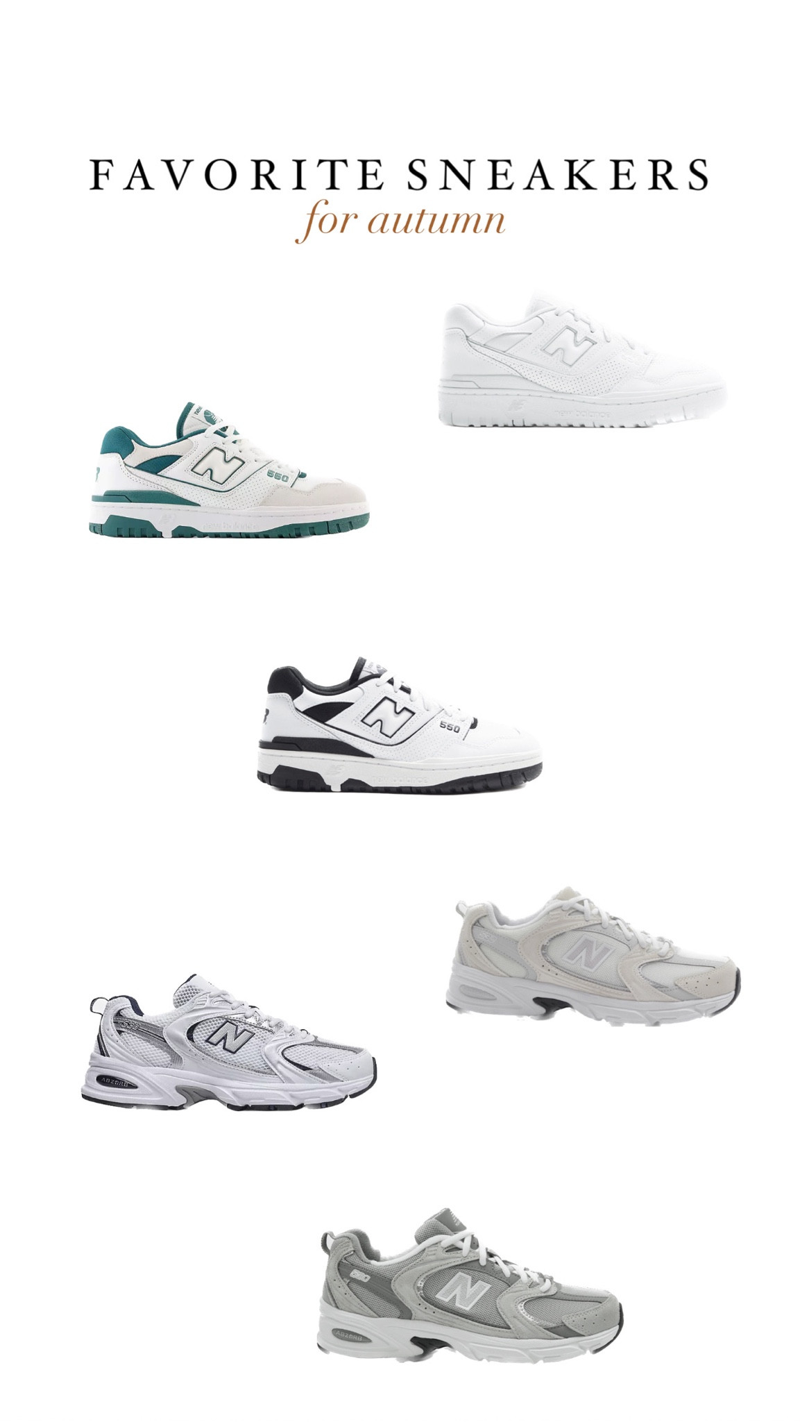 The best sneakers for autumn 🍂 

#LTKSeasonal #LTKstyletip #LTKFind