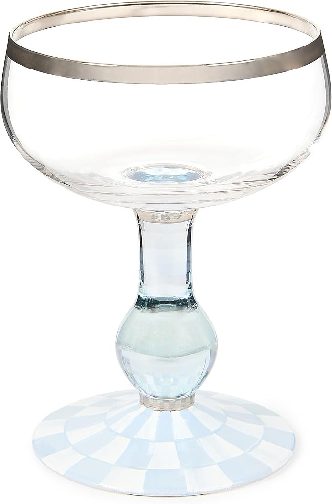 MACKENZIE-CHILDS Gray Malin Stemmed Coupe Glass, Decorative Cocktail Glassware, 9 Ounces, Ski Hol... | Amazon (US)