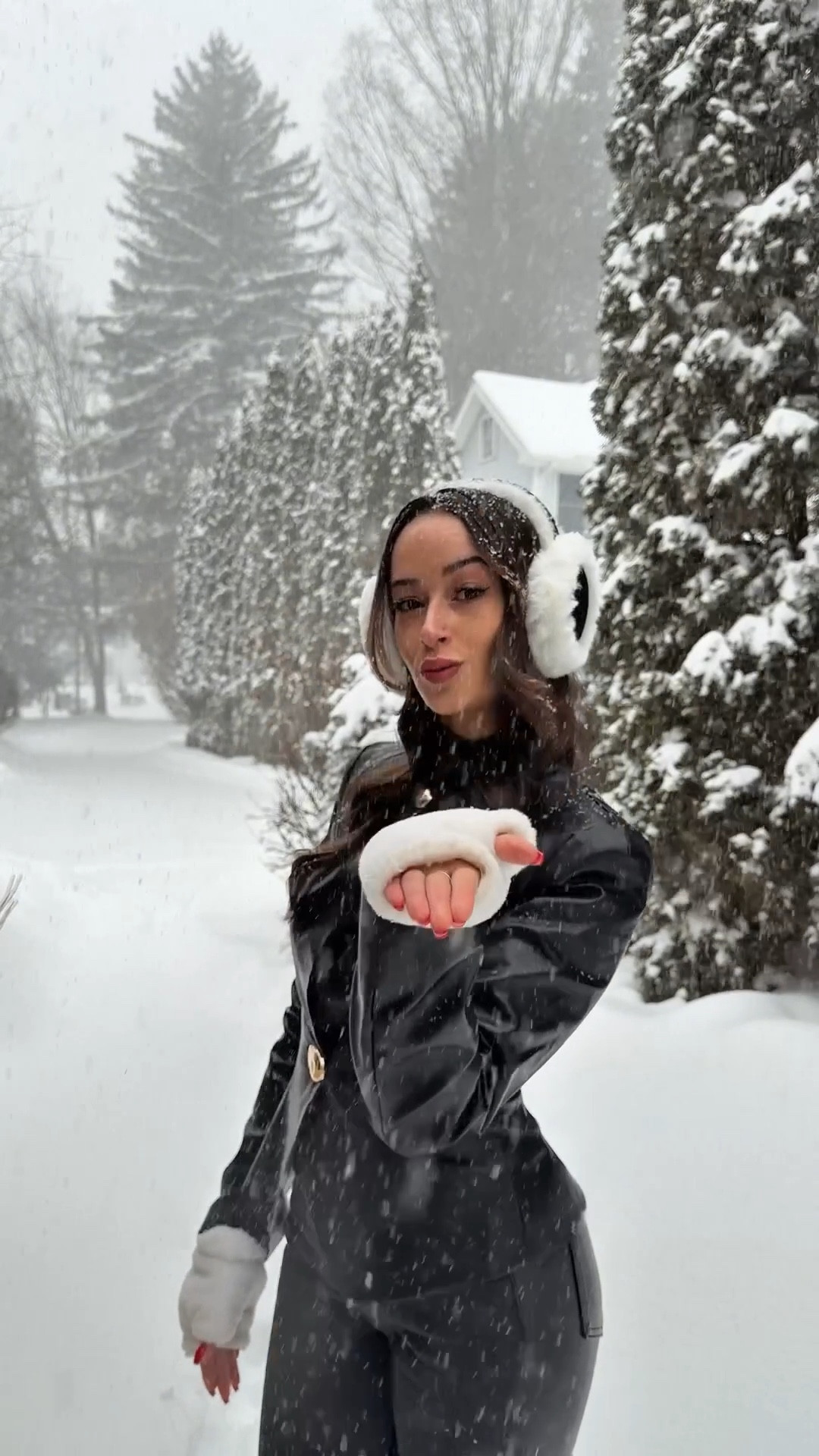 Go check out @micas.official & use my code SAMM12 for 12% OFF 🥰

For the things I couldn’t link from shopmicas.com :
Mock Neck Faux Leather Button Jacket - XS

Had a blast in the blizzard the other day & if you could not tell, I am obsessed with this Leather Jacket. I literally have been using it as a shirt just because it’s that statement piece I need that is elevated & sleek.

Aside from my new favorite shirt, the fingerless gloves & black and white ear muffs are a staple for this season.

#LTKootd #LTKSeasonal
