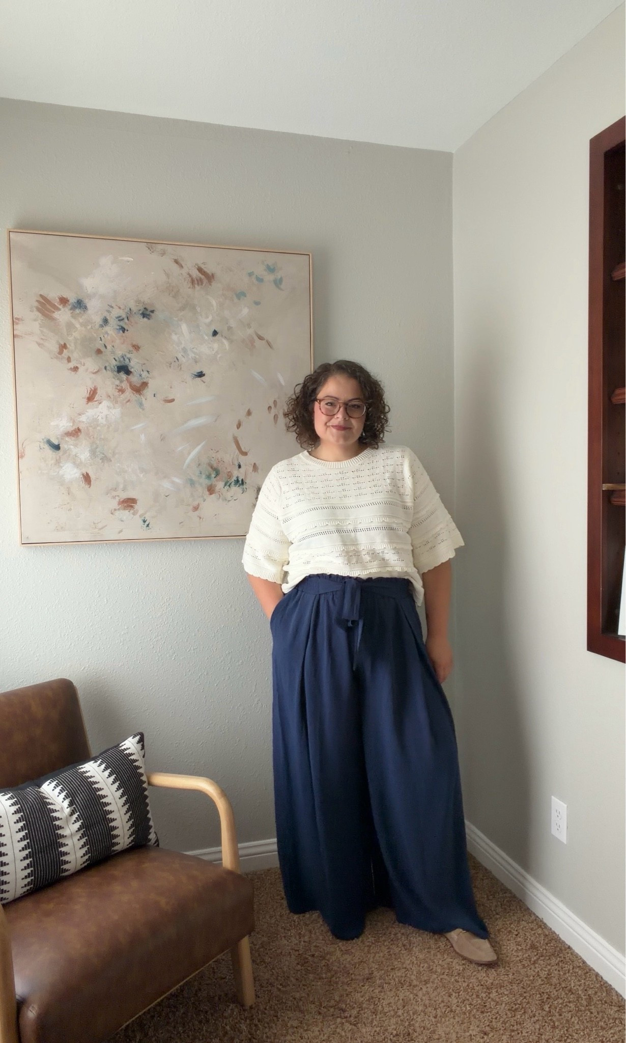 Searching for motivation… so I’m starting with a real outfit instead of leggings. 

Day 2 of dressing for the office while working from home. Sometimes looking put together is half the battle.

#WorkFromHome #WFHStyle #OOTD #MomLife #EverydayStyle

#LTKootd #LTKWorkwear #LTKPlusSize