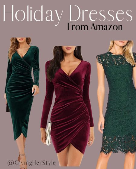 Holiday Dresses from Amazon! 
Christmas, wedding guest, wedding, dress, dresses, wedding guest dresses, Christmas dress, Christmas card pictures, jumpsuit, Christmas outfits, family photos, red dress, Christmas party, Christmas part outfits, holiday outfits, Christmas inspo, holiday inspo, sequins, seasonal, petal and pup, workwear, romper, velvet, pants, wedding guest dress, formal wear, event wear, formal dress, party dress, outfit Inspo, outfit ideas, amazon prime, amazon dresses, amazon dress, amazon wedding guest, amazon thanksgiving outfit, thanksgiving outfit, thanksgiving dress, cocktail dress, sweater dress, formal dress, event wear, event dress, winter wedding, winter dresses, Christmas dresses, amazon Christmas, best of amazon prime. Amazon prime favorites. Amazon fashion. Amazon style, amazon fall fashion. Turtle neck. Wine, black, red. Satin dress, velvet dress. 
#amazon #amazonprime #amazondresses #amazondress #christmas #dress #dresses #holiday 

#LTKSeasonal #LTKHoliday #LTKwedding