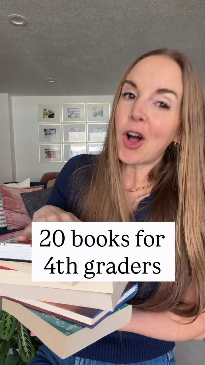 These lists of 20 books per grade level have been such a fun project for me this school year and I love that you’ve enjoyed them so much too! 

I’ve linked the 4th grade list below. 


#LTKKids