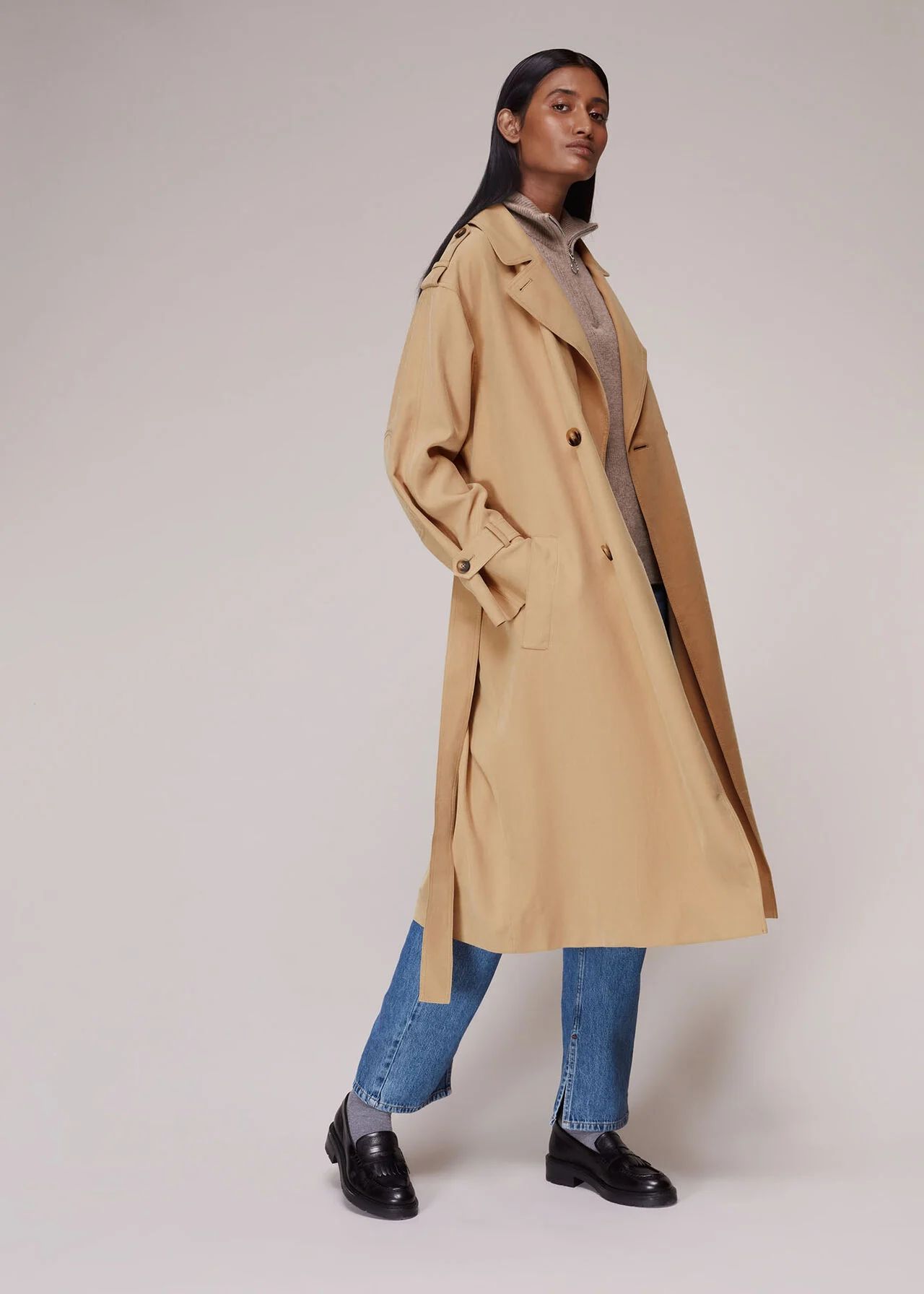 Riley Trench Coat | Whistles