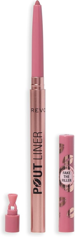 Revolution Beauty, Pout Bomb Plumping Lip Liner, Long Lasting Lip Shaper with Hyaluronic Acid & V... | Amazon (US)