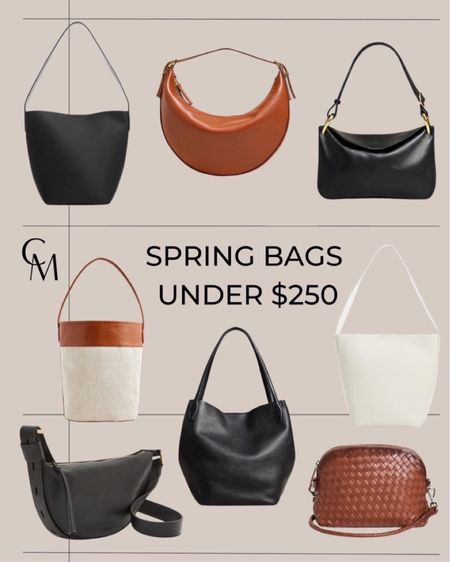 Spring bags under $250 👜

Purse, bag, spring style 

#LTKitbag #LTKSeasonal