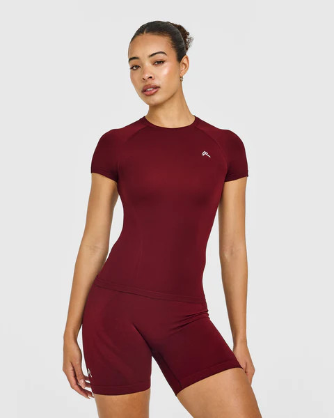 Go To Seamless Fitted Top 
 Rosewood | Oner Active (UK / US)