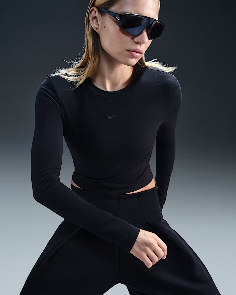 Nike Sportswear Chill KnitWomen's Slim Long-Sleeve Cropped Top | Nike (US)