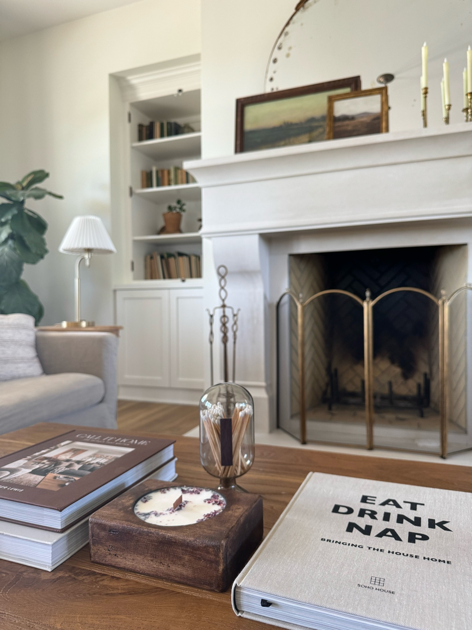 Coffee table vibes are vibing. Love this dough bowl candle from @abandondedcakes . Smells divine 

#LTKStyleTip #LTKGiftGuide #LTKHome