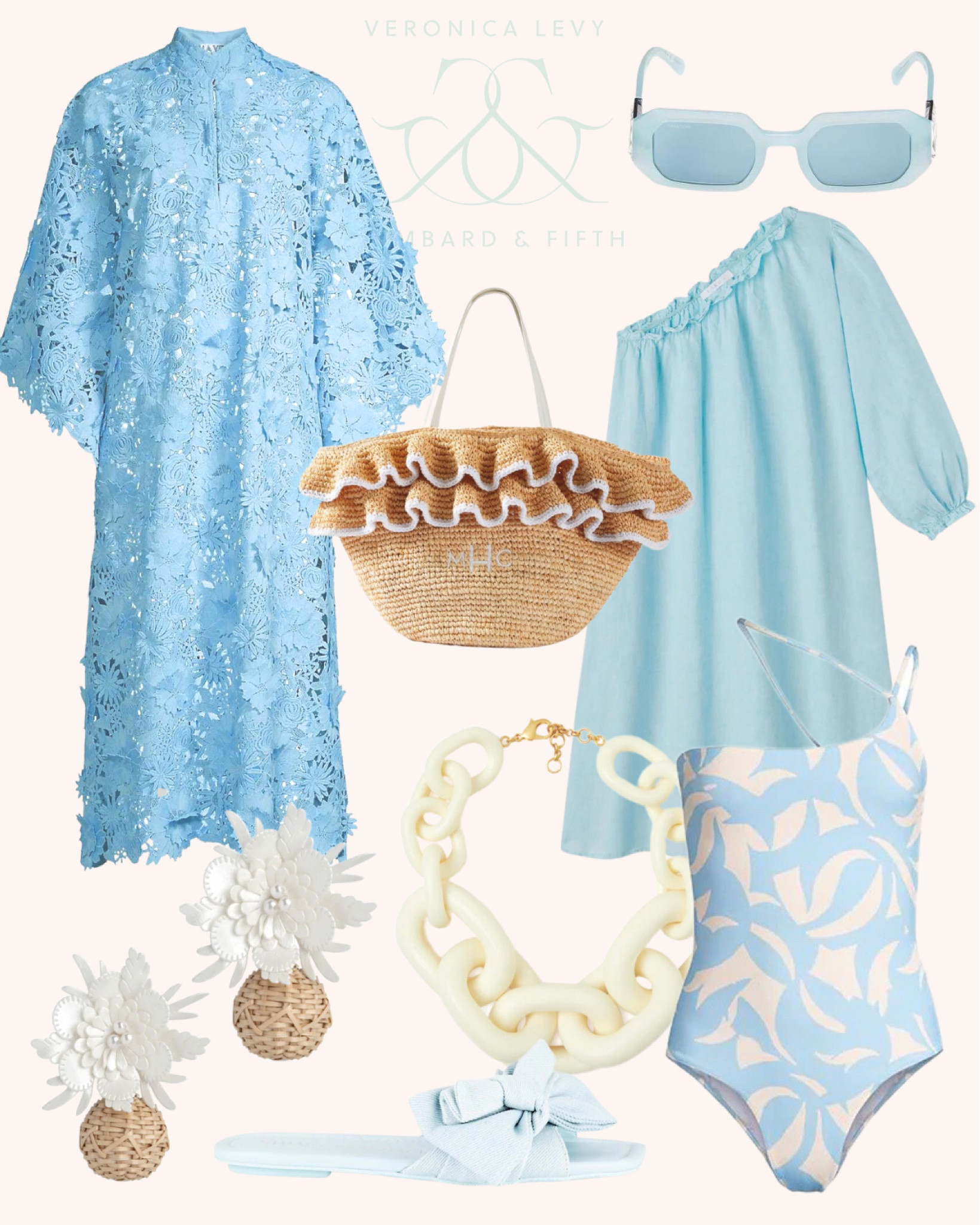 The prettiest resort blues. 
Use code HURRYSF for the lace Kaftan and code VERONICA10 on the new LAKE dress collection! Love this one sleeve linen piece. Soooo comfy and the fabric is amazing. 


#LTKitbag #LTKsalealert #LTKtravel