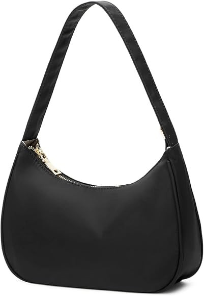 CYHTWSDJ Shoulder Bags for Women, Cute Hobo Tote Handbag Mini Clutch Purse with Zipper Closure | Amazon (US)