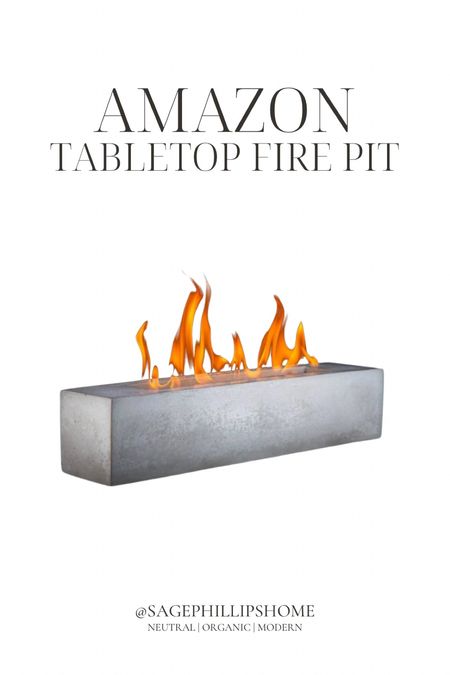elevate your outdoor or indoor space with this beautiful concrete tabletop fire pit from Amazon! 

perfect for adding warmth and ambiance to your patio or living room. I love that the fire pit burns clean with no odor or smoke, making it ideal for those cozy aesthetics ☺️

currently on sale! also available in different shapes, colours and sizes!

#LTKsummer #LTKcanada #LTKhome