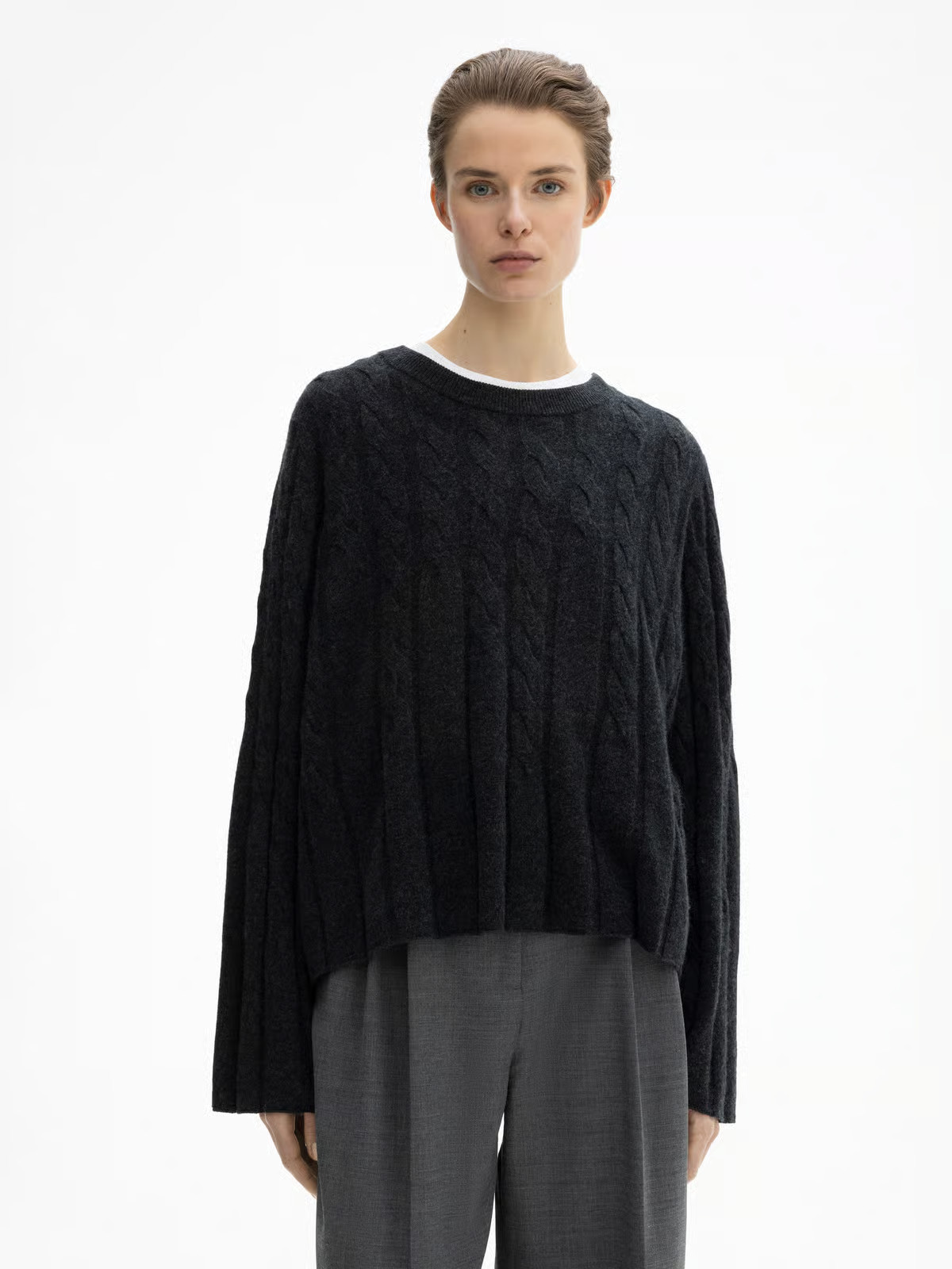 Faded cable knit | House of Dagmar