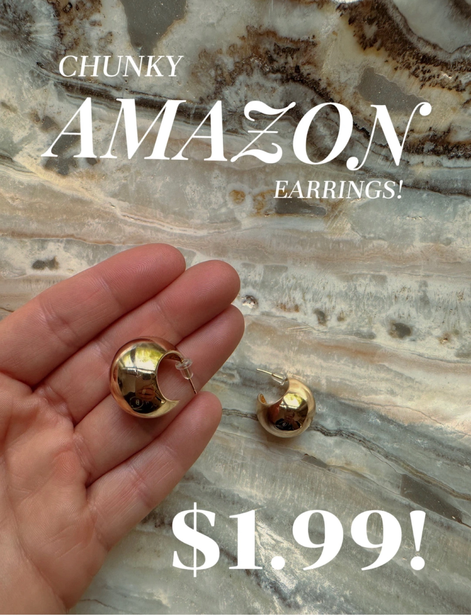 My go-to chunky huggie hoops!!
They're light weight, the perfect shade of gold and a chic accessory to elevate your look!

#LTKU #LTKbeauty #LTKsalealert