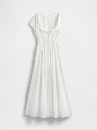GapStudio Poplin Maxi Shirtdress | Gap (US)