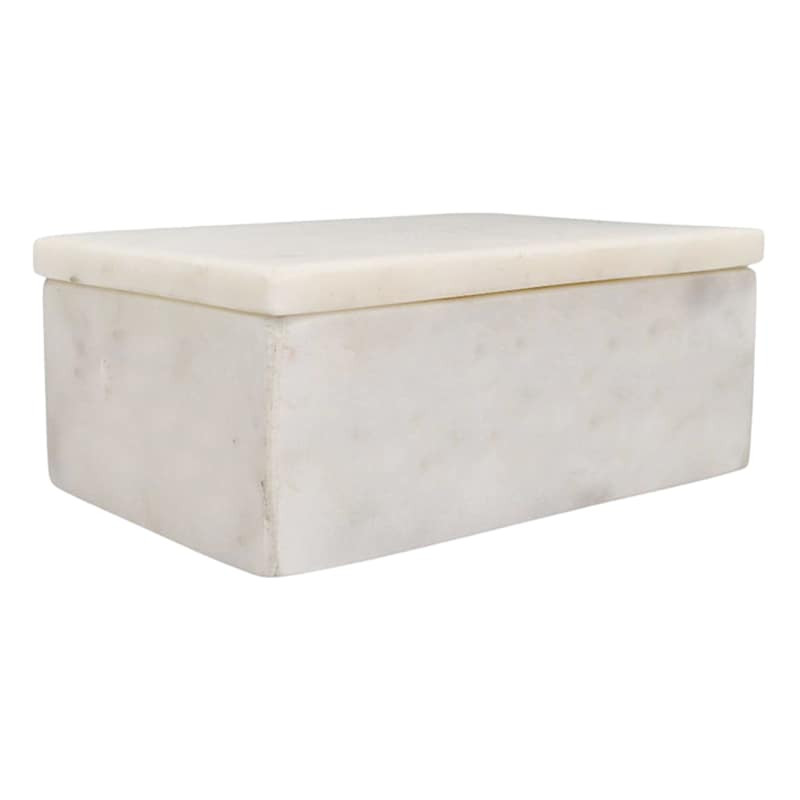 White Marble Box, 6x4 | At Home