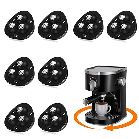 Self Adhesive Caster Wheels, Appliance Rollers for Kitchen Appliances, 360° Swivel Universal Whe... | Amazon (US)