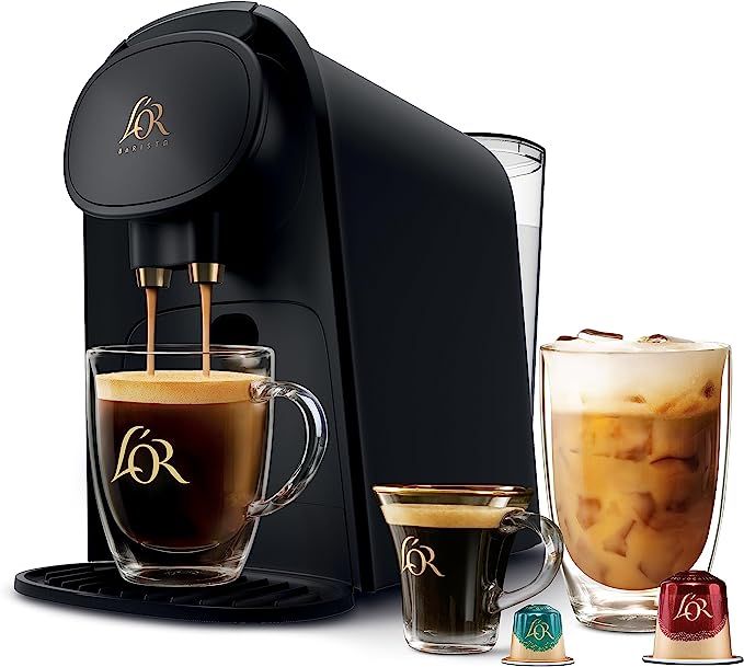 L'OR Barista System Coffee and Espresso Machine Combo by Philips, Black | Amazon (US)