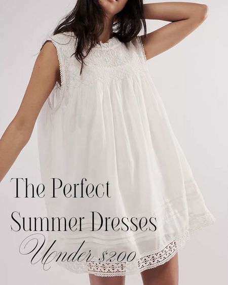 If you loved the Free People dress I shared last week, you’ll love these! The perfect Summer dress roundup! Plus they’re all under $200🤍