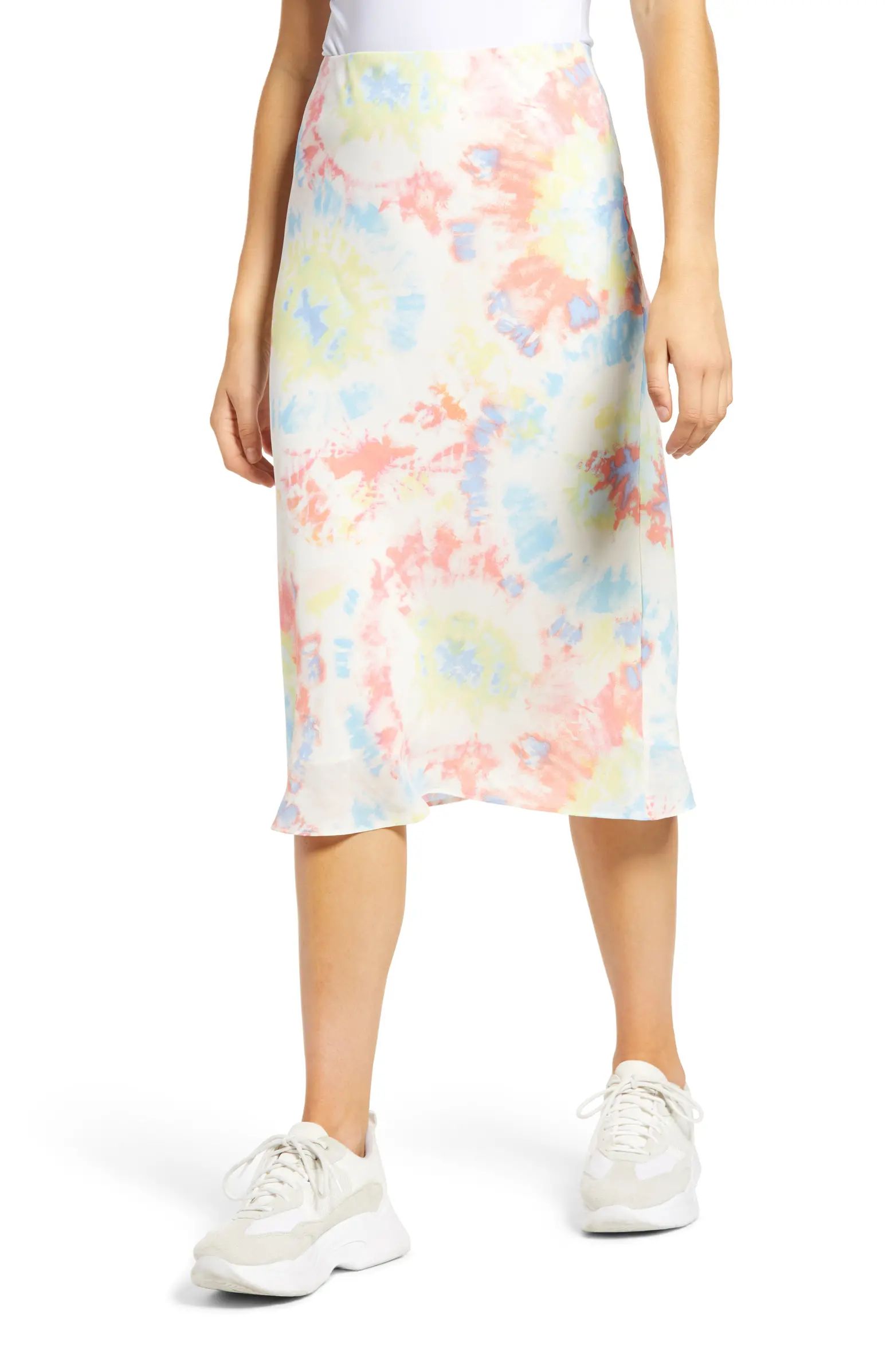 Print Bias Cut Skirt | Nordstrom