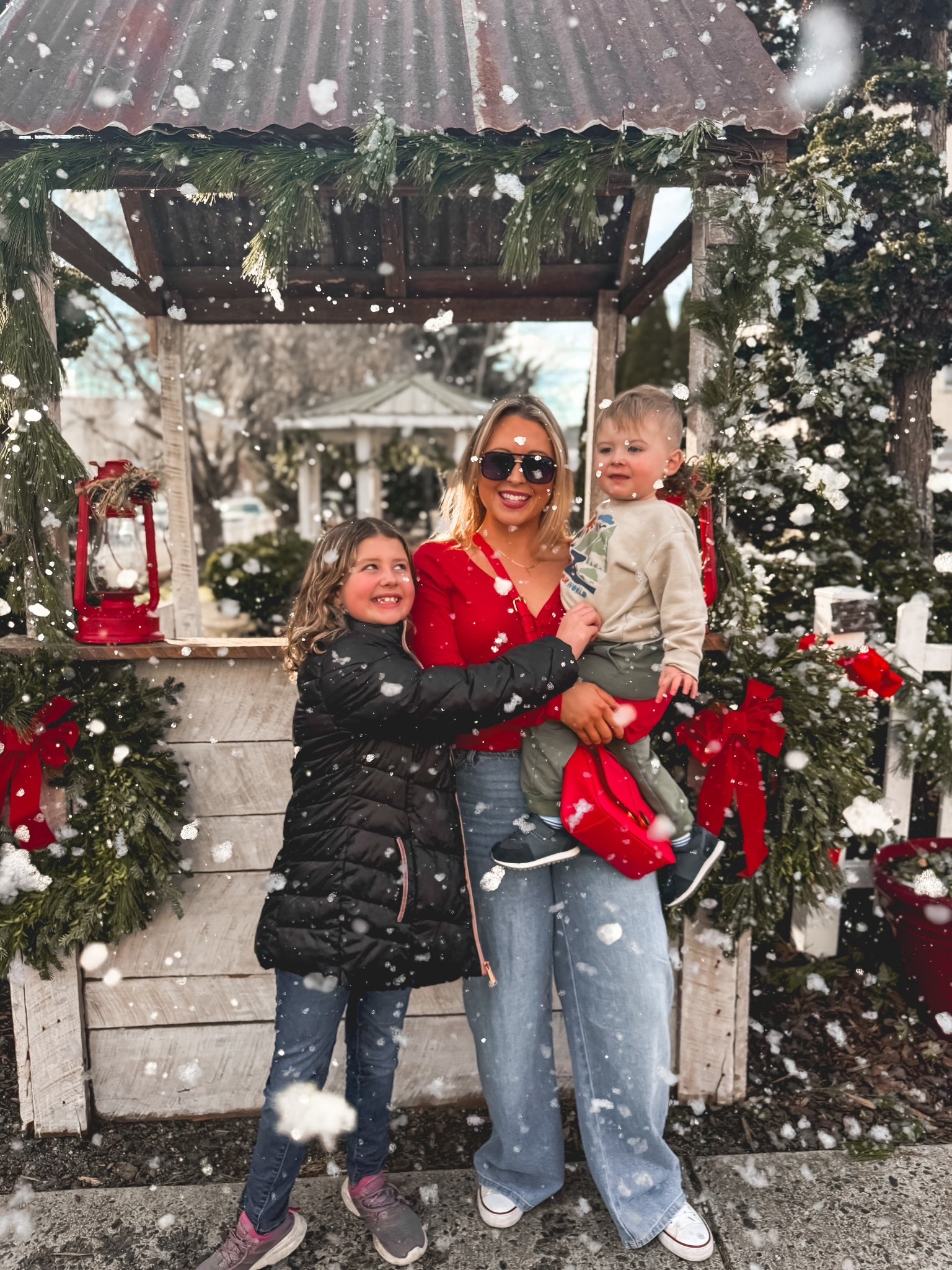 It was a warmer winter day to pull this outfit off! But I thought it was so cute together! 

#LTKmomlife #LTKMidsize #LTKFindsUnder50