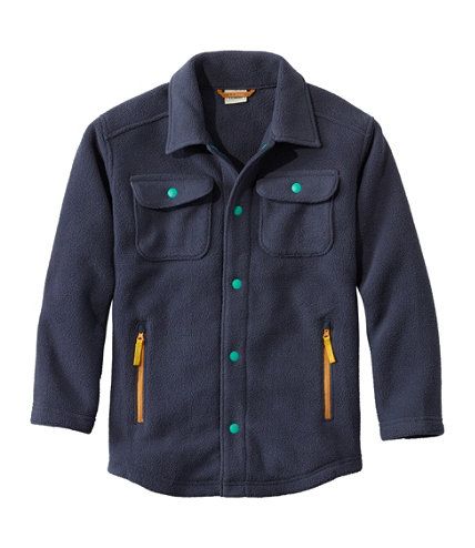 Kids' Cozy Fleece Shirt Jacket | L.L. Bean