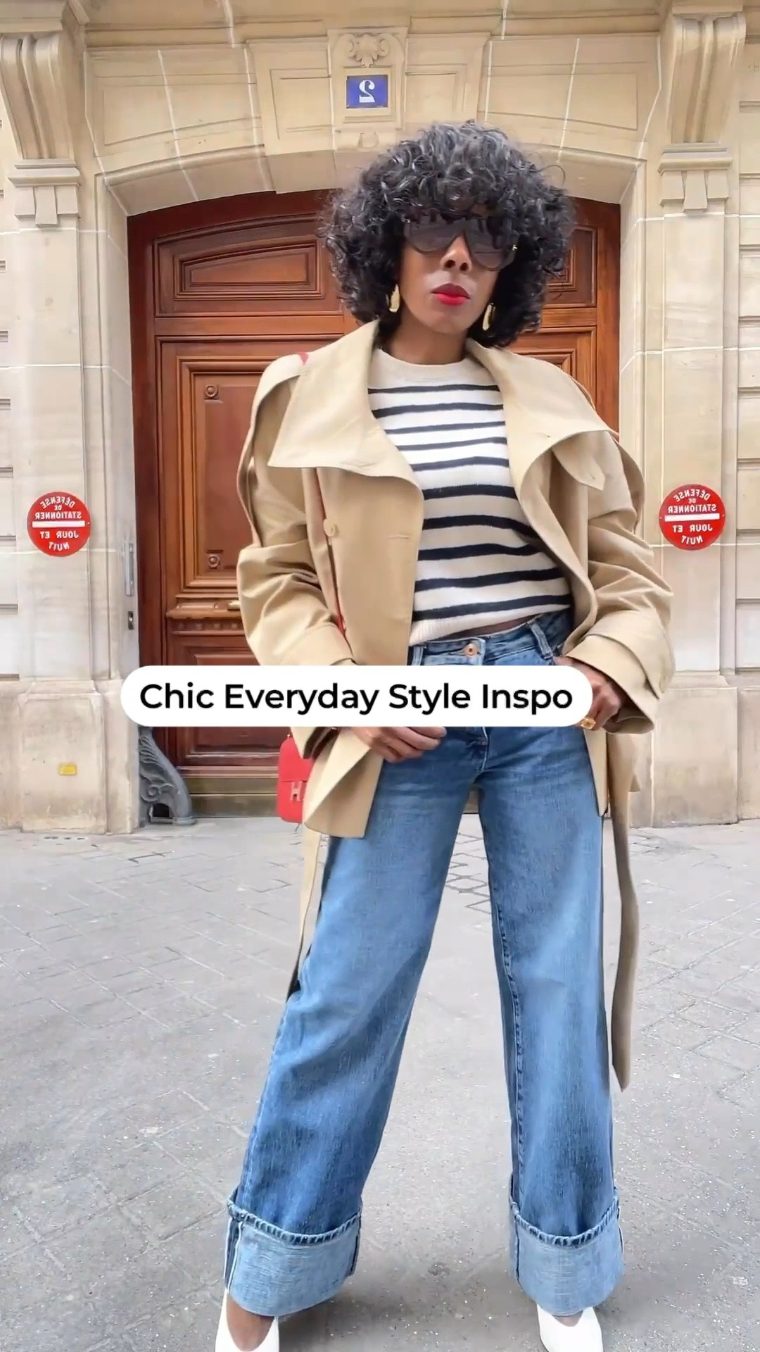 Spring outfit 2026 inspo: effortless, chic outfit for everyday. 

A simple mix of classic pieces that feels fresh and easy to wear. This timeless short trench coat, paired with a striped sweater and denim is easy to recreate. Save this look for later. Tap the link to shop now. 🛒

#OutfitsWomen #LTKStyletip #SpringOutfit

#LTKootd #LTKgrwm #LTKSeasonal
