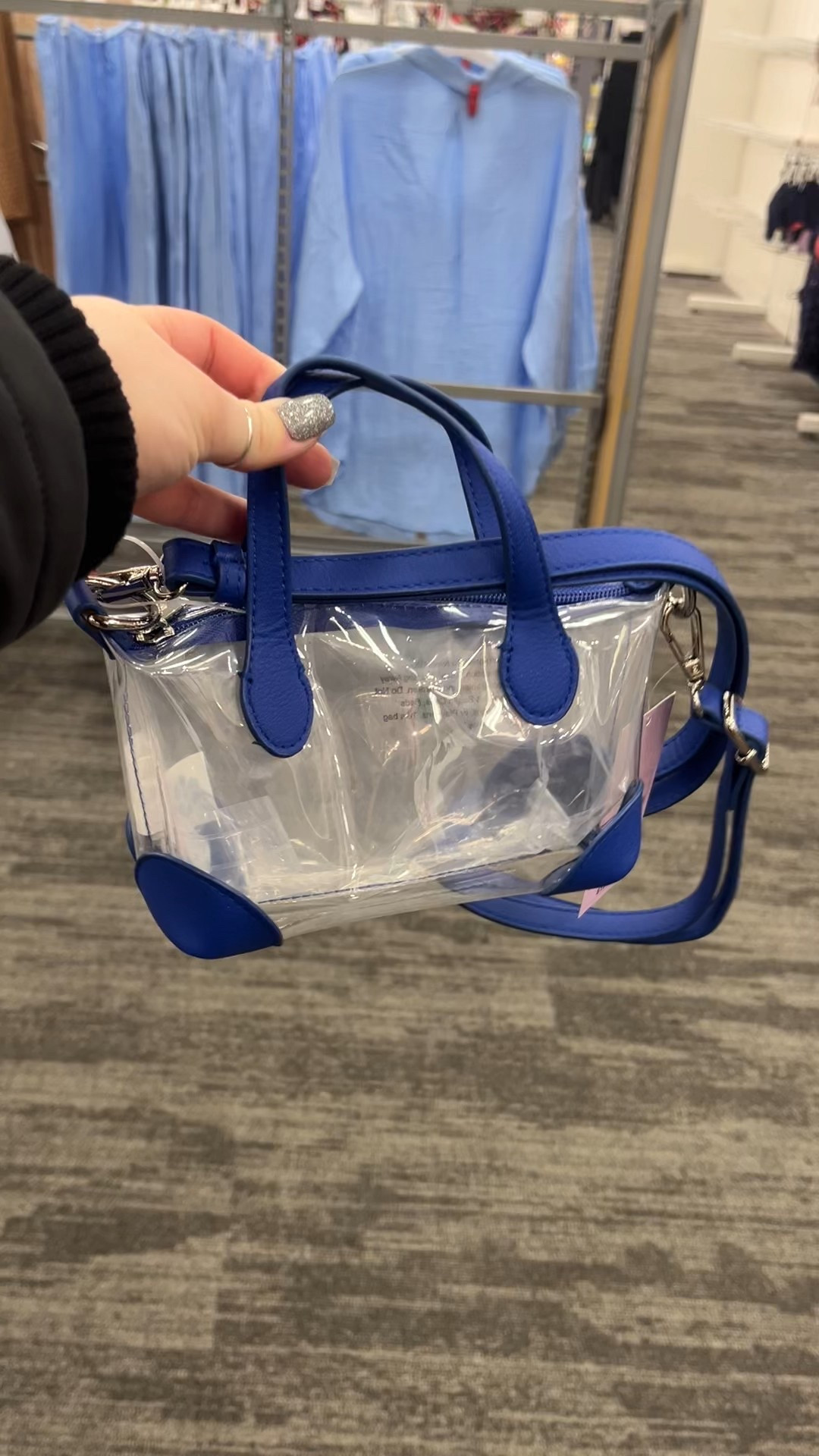 The perfect everyday tote for all your game days during the entire holiday season #GoBills

This $15 Handbag from Target is my go-to fall handbag, Thanksgiving outfit accessory, and even a cute Christmas shopping tote. The clear bag design is stadium-approved, concert-ready, game-day friendly, and still super stylish! Plus it fits all your essentials without sacrificing your aesthetic. Obsessed with the straps that come in literally any color, and the versatile crossbody bag option! ✨

Perfect for holiday travel, Thanksgiving events, Christmas markets, concert season, school programs, sports games, and everyday winter outfits. Such an easy Target accessory, affordable tote bag, and it’s only $15 to elevate any look.

Searchable favorites:
👜 Clear stadium bag, concert bag, game day purse, everyday tote, fall crossbody bag
🤎 Neutral fall accessory, Thanksgiving outfit idea, holiday bag, Christmas outfit accessory, Target handbag
🎄 Holiday gifting idea, stocking stuffer idea, budget-friendly fashion, LTK holiday style, winter accessories

#LTKFinds #LTKBag #TargetStyle #TargetFinds #FallAccessories #ThanksgivingOutfit #ChristmasOutfitInspo #HolidayStyle #AffordableFashion #OOTD #ClearBagTrend #UniversalThread #EverydayStyle #LTKUnder50 #LTKHoliday #MicroInfluencerStyle #HolidayFashion #LTKGiftGuide #LTKTravel

#LTKTravel #LTKGiftGuide #LTKHoliday

#LTKFindsUnder50 #LTKGiftGuide #LTKHoliday

#LTKGiftGuide #LTKFindsUnder50 #LTKActive