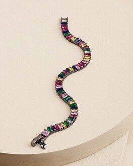 Multicolored Jeweled Clasp Bracelet | Chico's